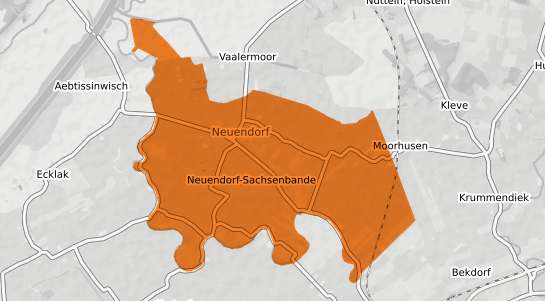 Mietspiegelkarte Neuendorf Sachsenbande